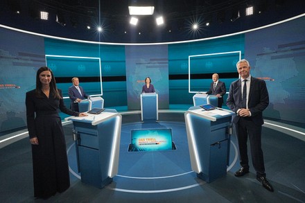 Candidates TV Debate before general elections, Berlin, Germany - 29 Aug 2021