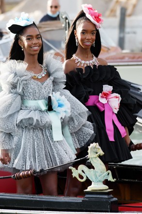 Celebrity Boat Arrivals during Dolce & Gabbana Alta Moda, Venice, Italy - 29 Aug 2021