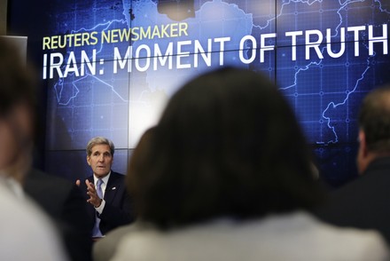 Secretary Kerry speaks on the nuclear agreement with Iran, New York, United States - 11 Aug 2015