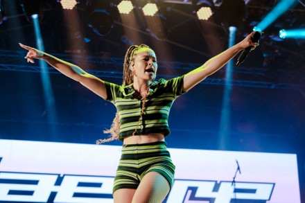 British pop singer Ella Eyre performs at Victorious Festival in Portsmouth, UK - 29 Aug 2021