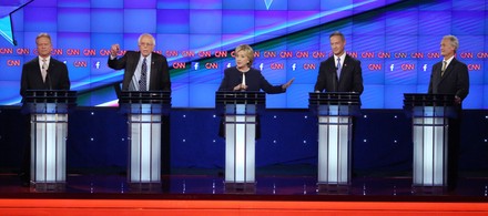 Presidential candidates participate in the first Democratic Debate in Las Vegas, Nevada, United States - 14 Oct 2015