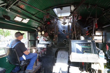 Union Pacific 4014 Big Boy Steam Locomotive Leaves St. Louis, Kirkwood, Missouri, United States - 30 Aug 2021