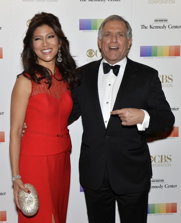 Les Moonves and wife Julie Chen arrive for Kennedy Center Honors Gala in Washington DC, District of Columbia, United States - 06 Dec 2015