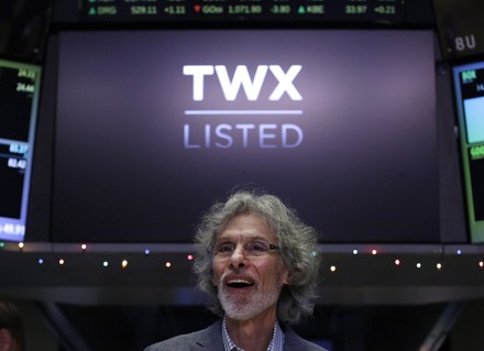 New Yorker editor Bob Mankoff at the NYSE, New York, United States - 14 Dec 2015