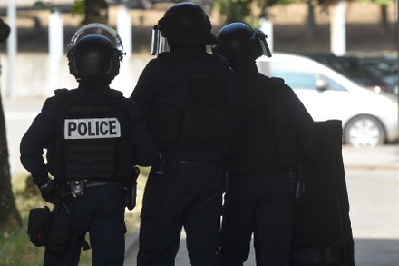 French Raid Special Unit Stand Outside Editorial Stock Photo - Stock ...