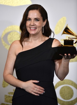 Lori McKenna wins an award at the 59th annual Grammy Awards in Los Angeles, California, United States - 12 Feb 2017