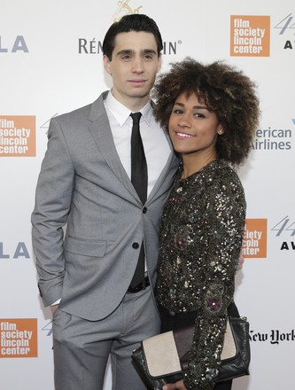 Bobby Conte Thornton (L) and Ariana DeBose arrive on the red carpet at the 44th Chaplin Award Gala honoring Robert De Niro at David H. Koch Theater at Lincoln Center on May 8, 2017 in New York City.