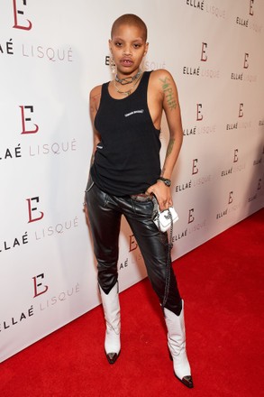 Ellae Lisque Birthday Collection fashion show, Arrivals, The Exchange, Los Angeles, USA - 02 Sep 2021
