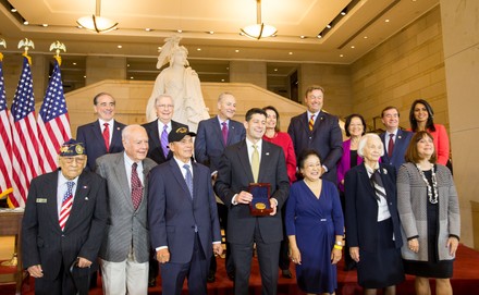 Congressional Medal of Honor for Filipino Veterans of WWII, Washington, District of Columbia, United States - 25 Oct 2017