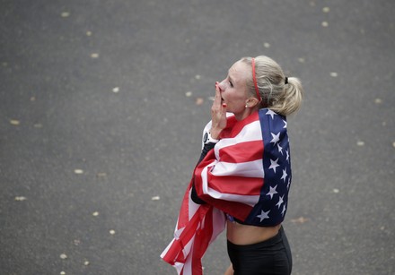 American Shalane Flanagan wins the women's NYC Marathon, New York, United States - 05 Nov 2017