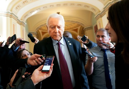 Sen. Orin Hatch on Capitol Hill in Washington, District of Columbia, United States - 29 Nov 2017