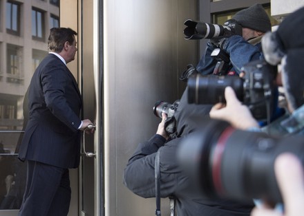Former Trump campaign manager Paul Manafort at U.S. District Court in Washington, D.C, District of Columbia, United States - 11 Dec 2017