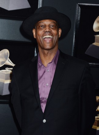 Eric Bibb arrives at 60th Annual Grammy Awards in New York, United States - 28 Jan 2018