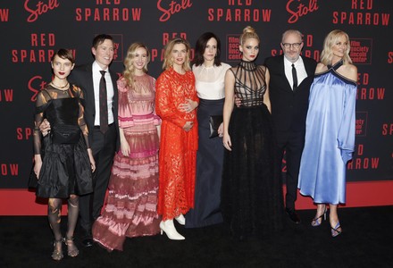 Jennifer Lawrence and Cast at the 'Red Sparrow' Premiere, New York, United States - 26 Feb 2018