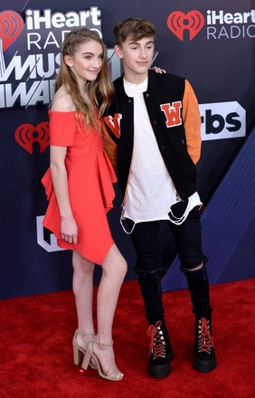 Lauren Orlando and Johnny Orlando attend the iHeartRadio Music Awards in Inglewood, California, United States - 11 Mar 2018