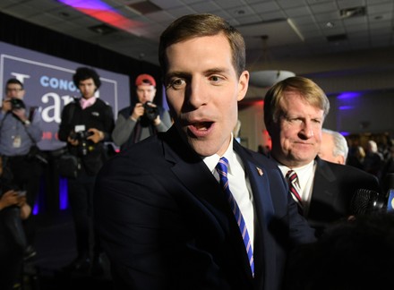 Conor Lamb rally in Pennsylvania Special Congressional Election, Canonsburg, United States - 14 Mar 2018