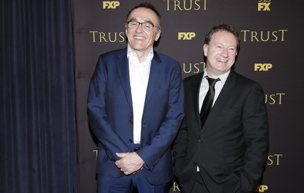 Simon Beaufoy arrives at 'Trust' New York Screening, United States - 14 Mar 2018