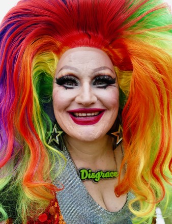 Drag Acts Wearing Outrageous Costumes Festival Editorial Stock Photo ...