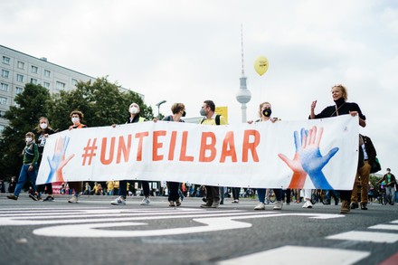 'Unteilbar' demonstration in Berlin, Germany - 04 Sep 2021