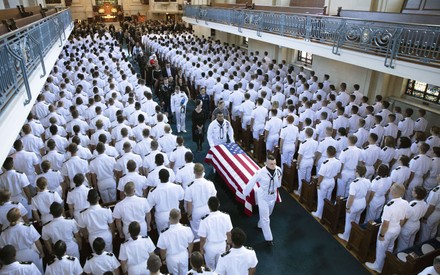 Sen. McCain Funeral Naval Academy, Annapolis, Maryland, United States - 02 Sep 2018