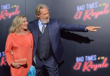Cast Member Jeff Bridges His Wife Editorial Stock Photo - Stock Image