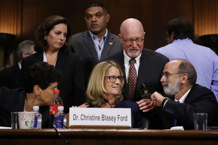 Dr. Christine Blasey Ford And Supreme Court Nominee Brett Kavanaugh Testify To Senate Judiciary Committee, Washington, District of Columbia, United States - 27 Sep 2018