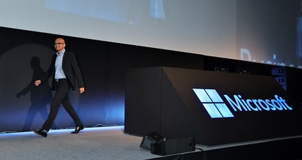Satya Nadella Chief Executive Officer Ceo Editorial Stock Photo - Stock
