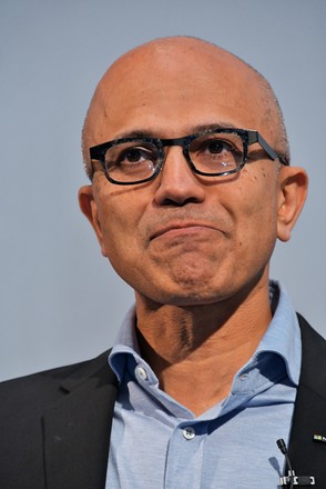 Satya Nadella Chief Executive Officer Ceo Editorial Stock Photo - Stock
