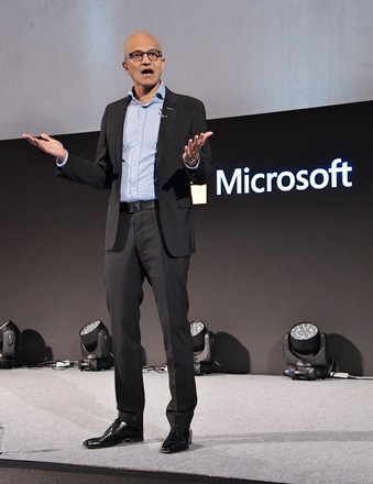 Satya Nadella Chief Executive Officer Ceo Editorial Stock Photo - Stock