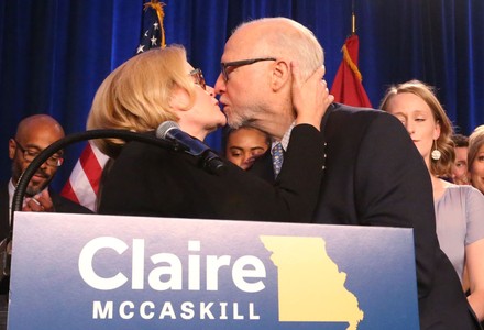 U.S. Senator Claire McCaskill concedes her race to Josh Hawley, St. Louis, Missouri, United States - 07 Nov 2018