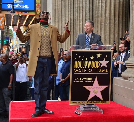 Snoop Dogg Fame Walk, Los Angeles, California, United States - 19 Nov 2018