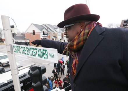 Cedric the Enterainer gets street named after him in St. Louis, Missouri, United States - 15 Dec 2018