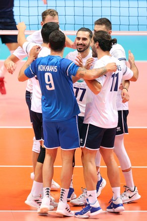 Greek Players Celebrate Point Editorial Stock Photo - Stock Image | Shutterstock