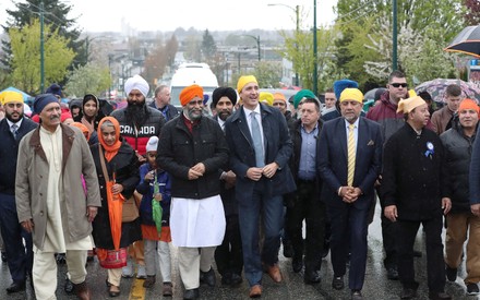 Prime Minister Justin Trudeau attends 2019 Vancouver Vaisakhi Celebrations, Bc, Canada - 13 Apr 2019