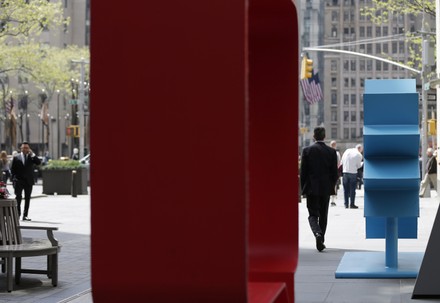 Inaugural Frieze Sculpture at Rockefeller Center, New York, United States - 25 Apr 2019
