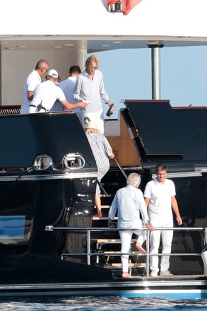 Exclusive - Valentino in the Aeolian Islands aboard his yacht, Italy - 02 Sep 2021