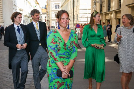 Wedding of Princess Maria Anunciata of Liechtenstein and Emanuele Musini, Schottenkirche, Vienna, Austria - 05 Sep 2021