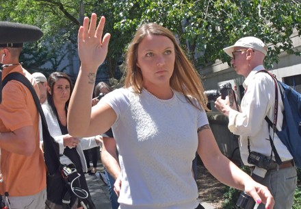 Alleged Victim Billionaire Jeffrey Epstein Courtney Editorial Stock