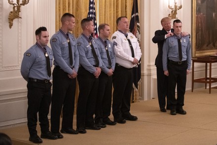President Trump awards the Medal of Valor to Dayton Officers, Washington, District of Columbia, United States - 09 Sep 2019