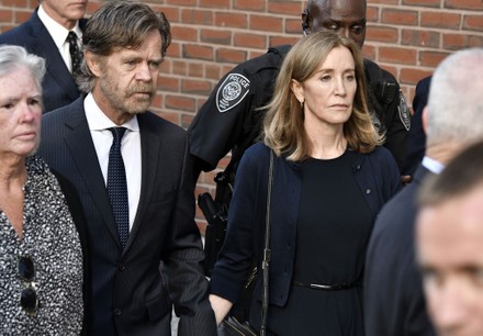 Actress Felicity Huffman sentenced at Boston Federal Courthouse, Massachusetts, United States - 13 Sep 2019
