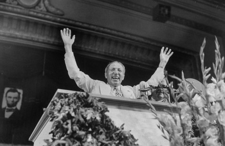 B Carroll Reece Delivering Speech Republican Editorial Stock Photo ...