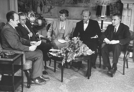 1950 Dr Hans Bethe Reading Statement Editorial Stock Photo - Stock ...