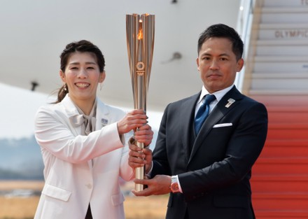 Japan Olympic Torch, Higashimatsushima - 20 Mar 2020