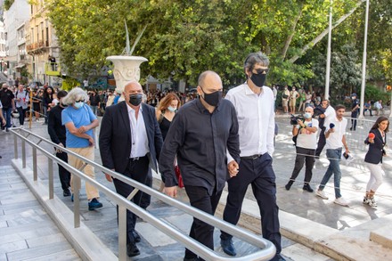 Mikis Theodorakis Lying In State, Athens, Greece - 08 Sep 2021