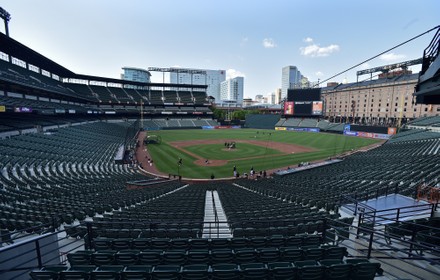 Empty Camden Yards Stadium Hosts Baltimore Editorial Stock Photo ...