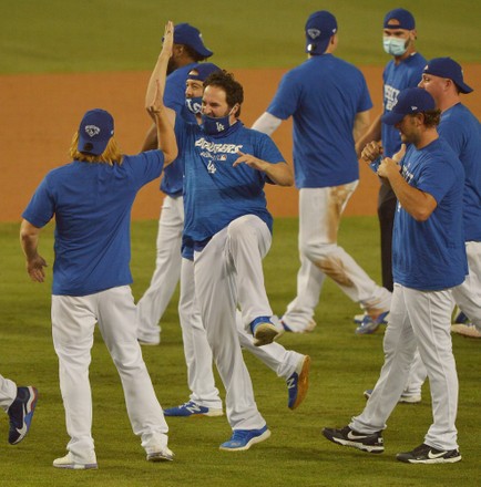 Los Angeles Dodgers Celebrate Their 72 Editorial Stock Photo - Stock