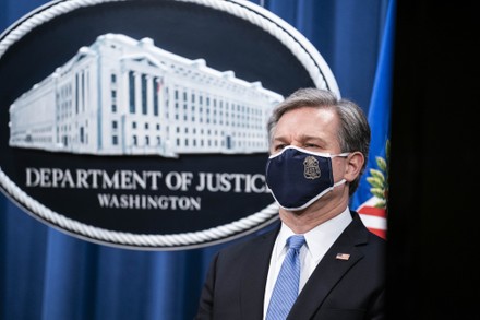 Justice Department Officials Brief Media On Arrests from Operation Fox Hunt, Washington, District of Columbia, United States - 28 Oct 2020