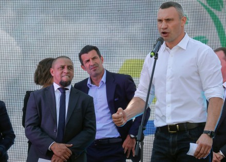Opening ceremony of the Real Madrid Foundation soccer school in the Kiev, Ukraine - 10 Sep 2021