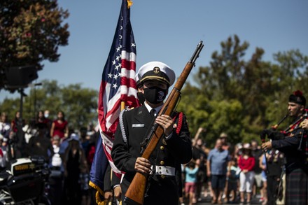 9/11 20th Anniversary Commemoration at the The Richard Nixon Library & Museum in Yorba Linda, USA - 11 Sep 2021