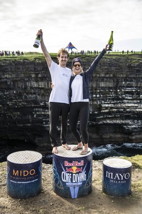 Red Bull Cliff Diving World Series, Downpatrick Head, Mayo - 12 Sep 2021